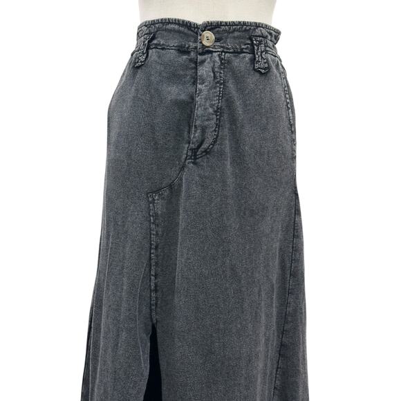 Free People One Kona Mid Rise High Slit Maxi Skirt - Picture 6 of 9